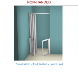 AKW WF15 | Made to Order | Half Height Shower Doors Screens