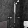 Mira Select Flex Thermostatic Exposed Mixer Shower - White & Chrome