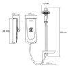 Mira Advance Thermostatic Electric Shower 9.8kw