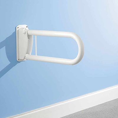 Impey DR2 Drop Down Hinged Support Rail 760mm White