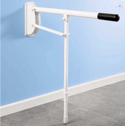Impey DR10 | Drop Down Single Hinged Rail with leg - 760mm