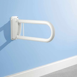 Impey DR1 Fold Down Hinged Support Rail 550mm White
